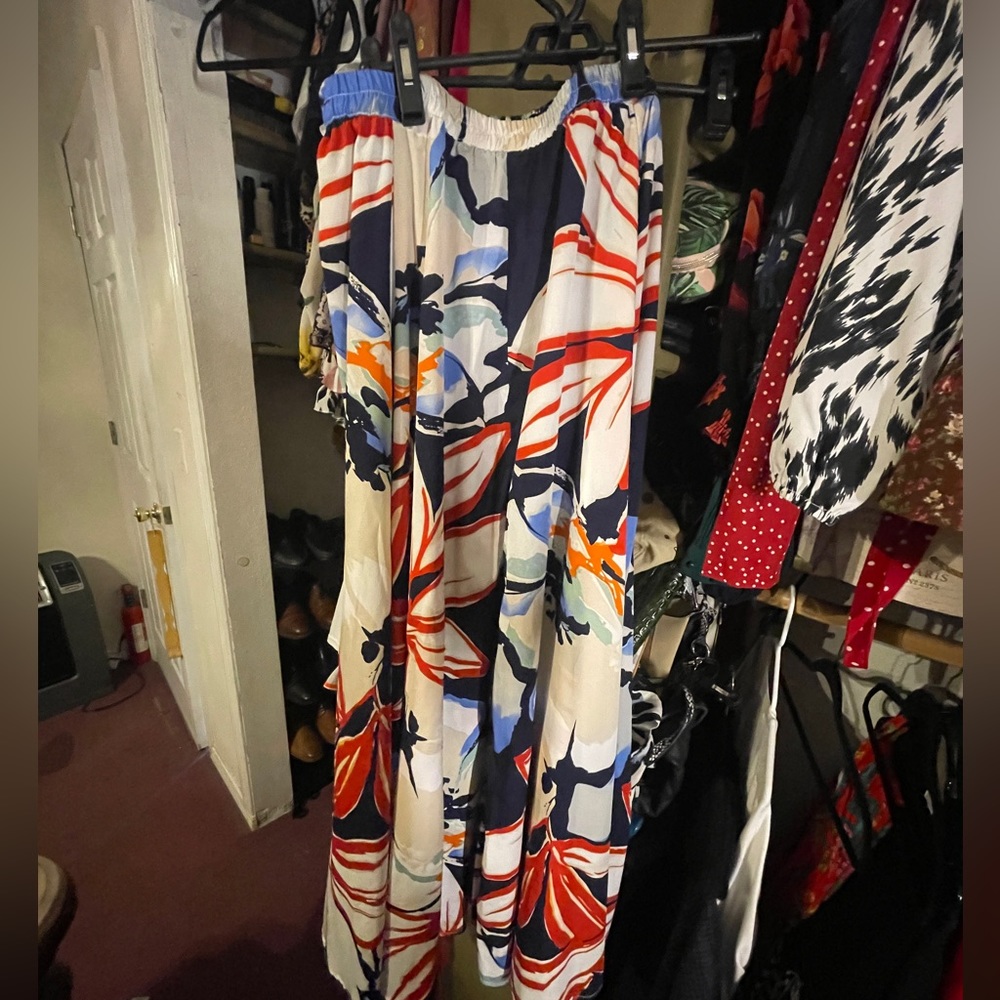 Maxi circle skirt